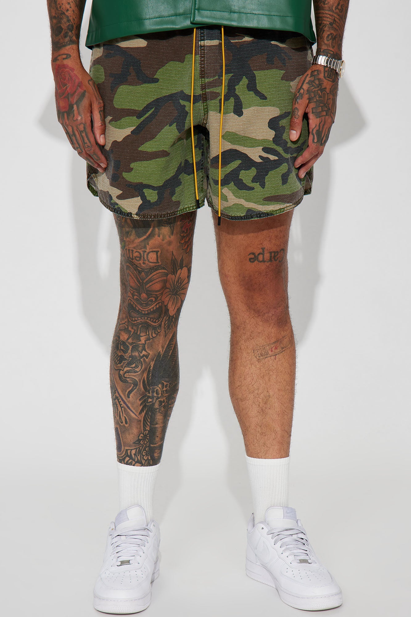 Games Calling Warmup Shorts - Camouflage Pattern, Regular Fit Athletic Shorts