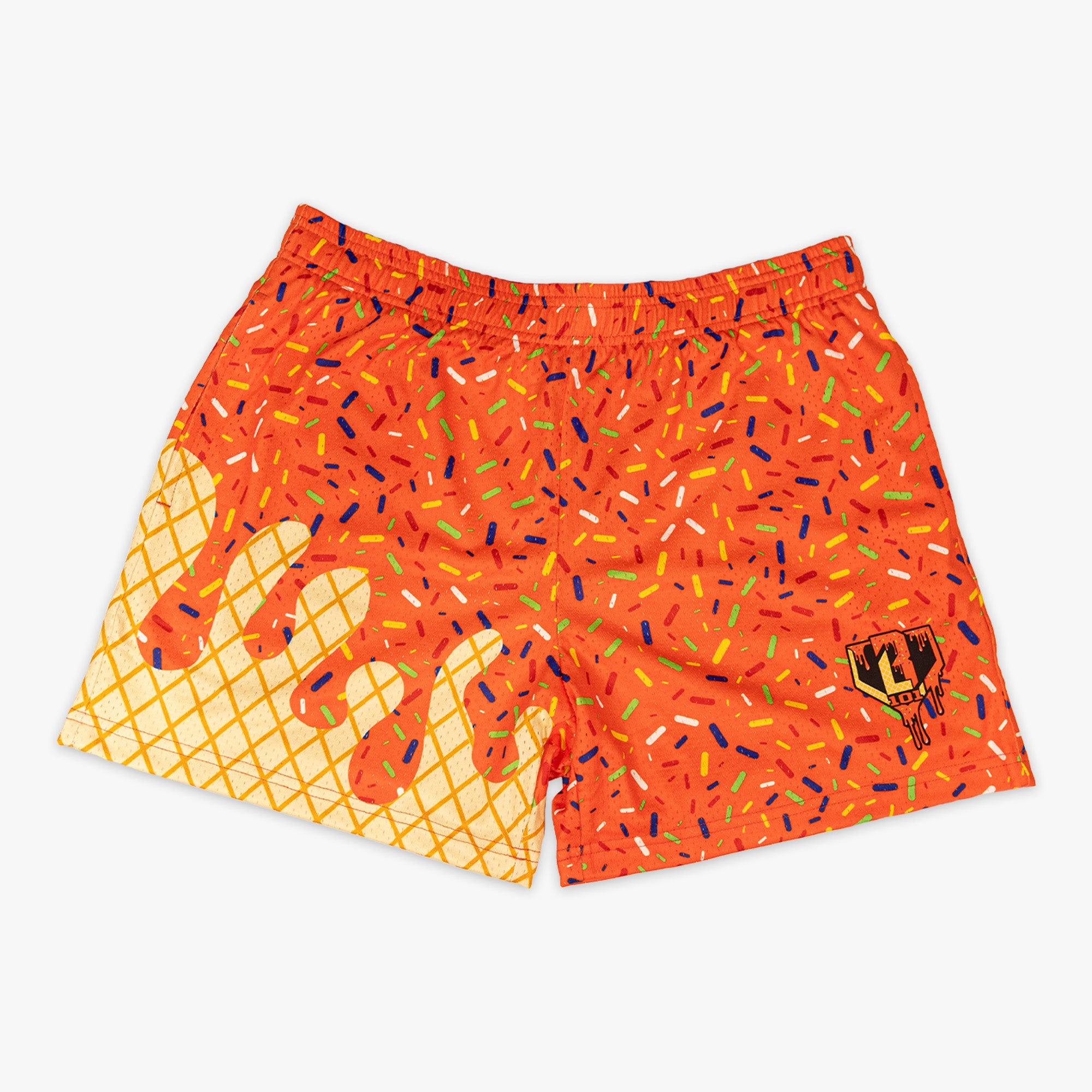 Ice Cream Shorts - Tangerine