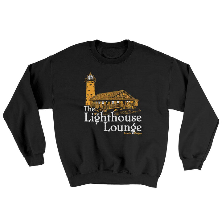 Lighthouse Lounge Ugly Sweater Crewneck Sweatshirt 50/50 Cotton Poly Loose Fit