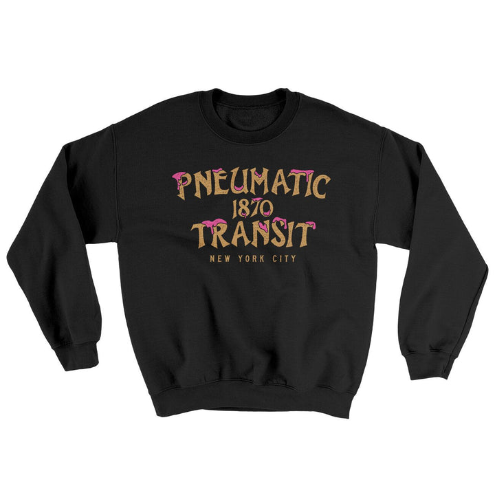 Pneumatic Transit Ugly Sweater Crewneck Sweatshirt 50/50 Cotton Poly Loose Fit
