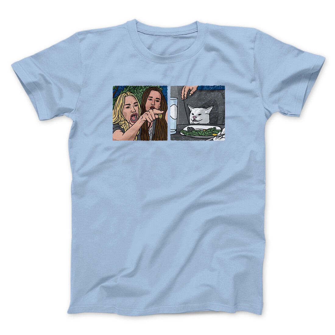 Woman Yelling At A Cat Meme Unisex T-Shirt Funny Graphic Tee