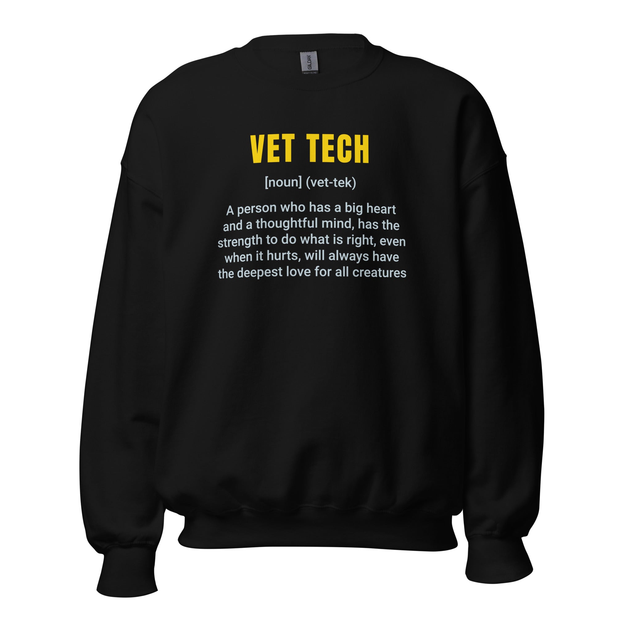 Vet Tech Definition Unisex Crewneck Sweatshirt